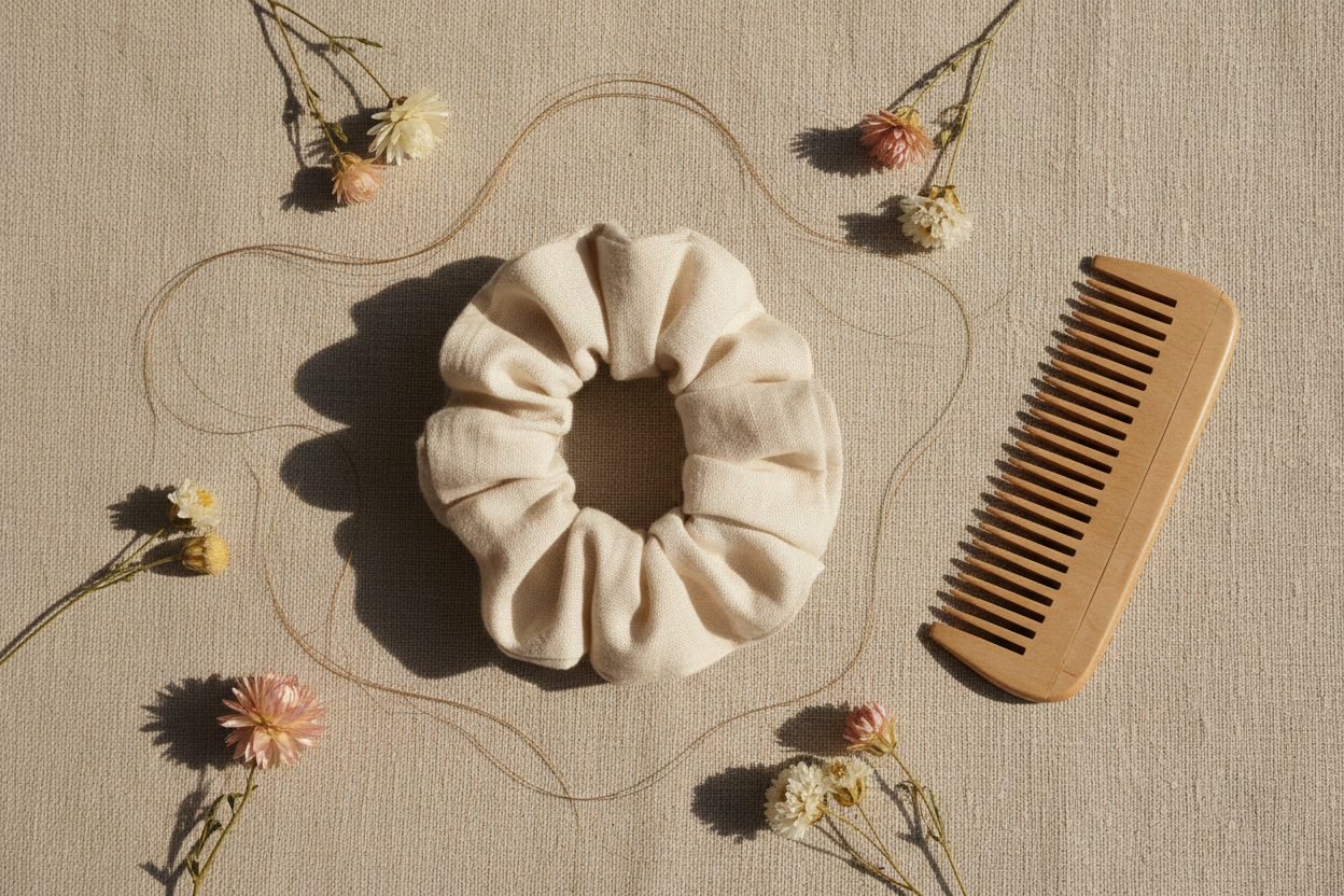 Linen Scrunchie Benefits: Honest Guide for Fine Hair