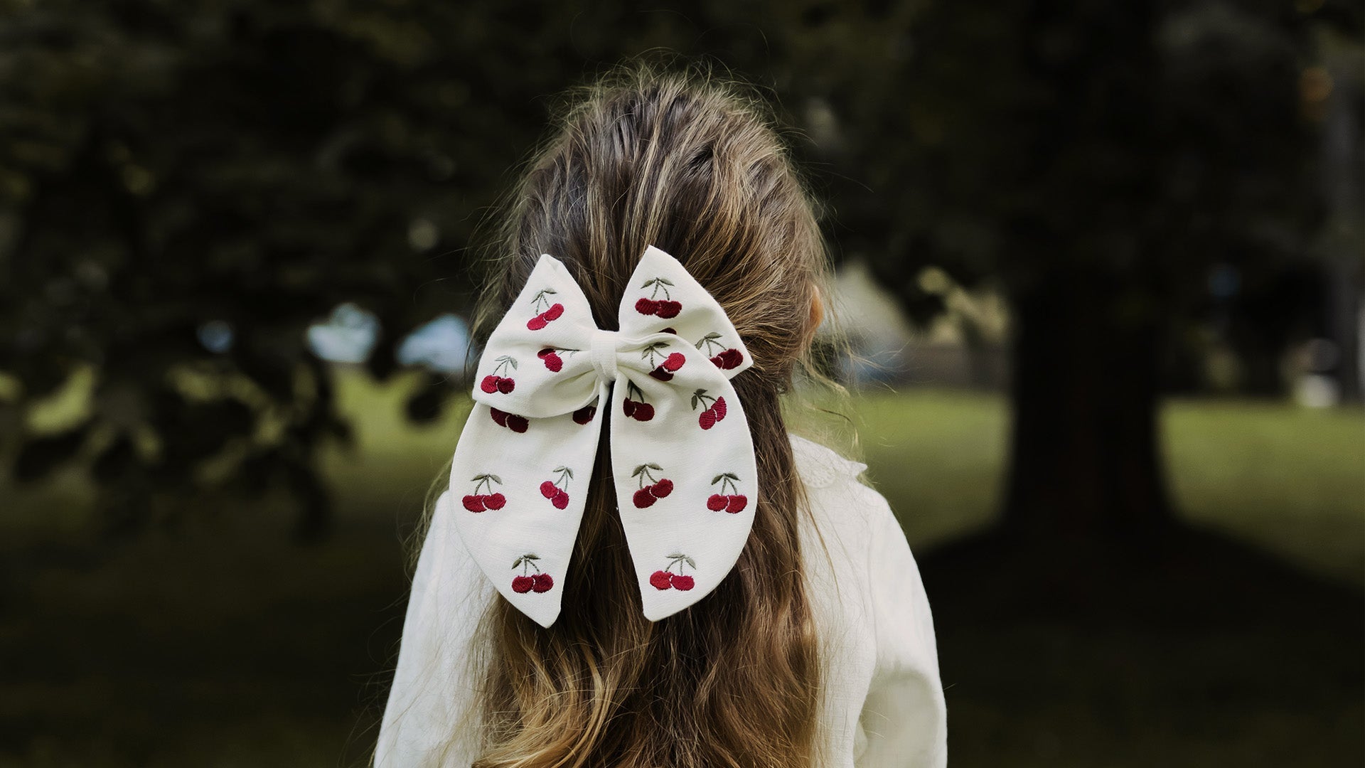 Embroidered Hair Bows