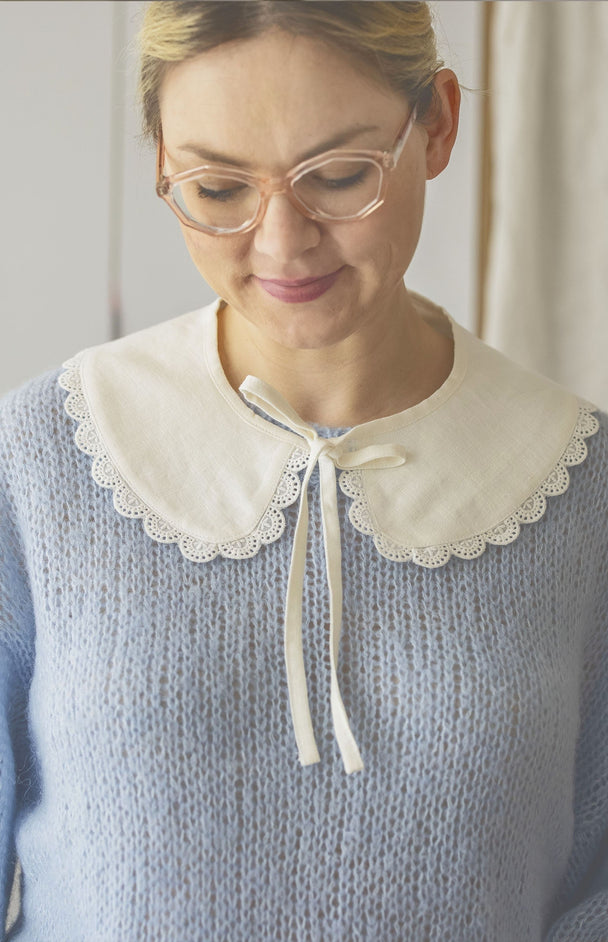 Linen Peter Pan Collar Celia