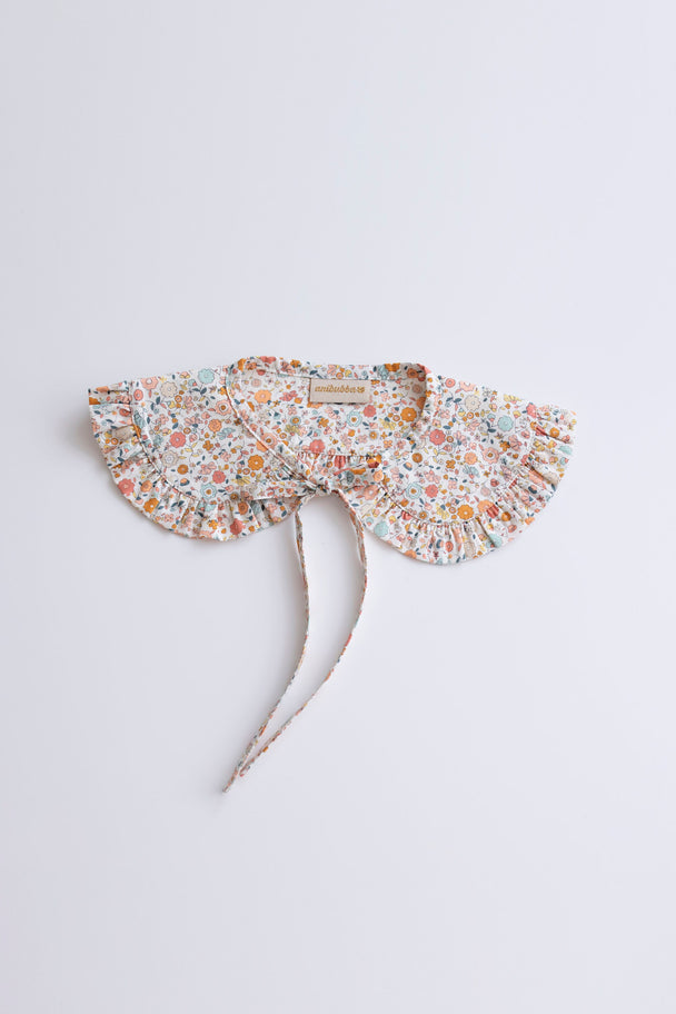 Cotton Peter Pan Collar with Ruffle – Sweet Flowers