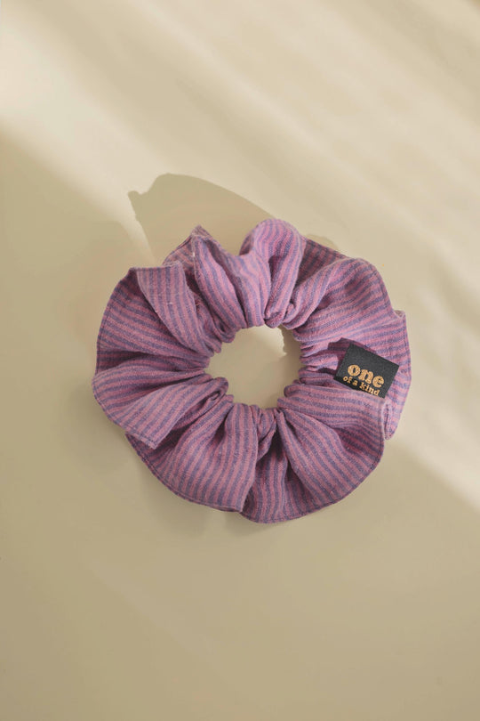 Big Linen Scrunchie ONE OF A KIND