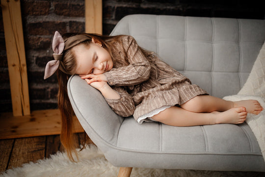 Animal linen headband Bunny