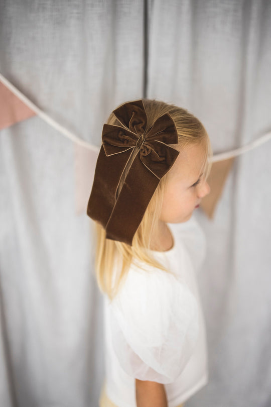 Big Velvet Hair Bow Emma