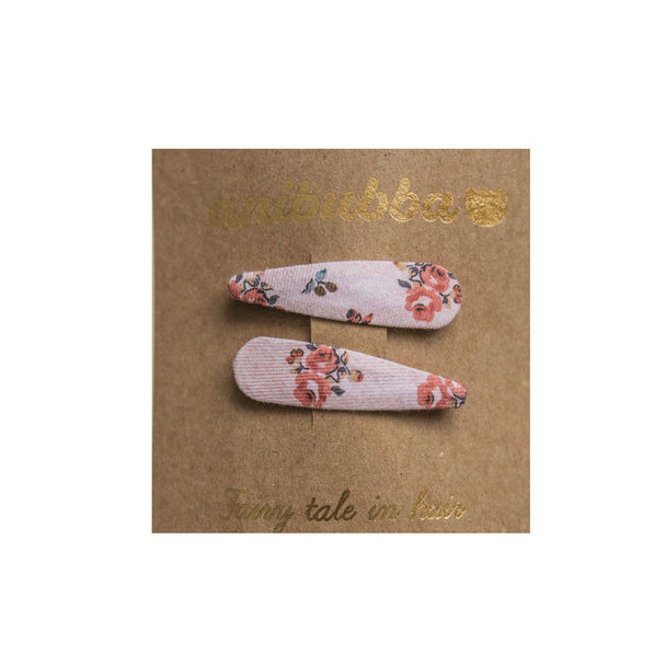Floral fabric Hair Snaps