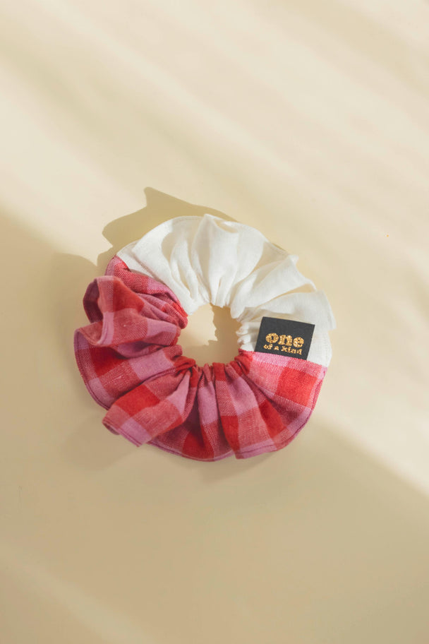 Big Linen Scrunchie ONE OF A KIND