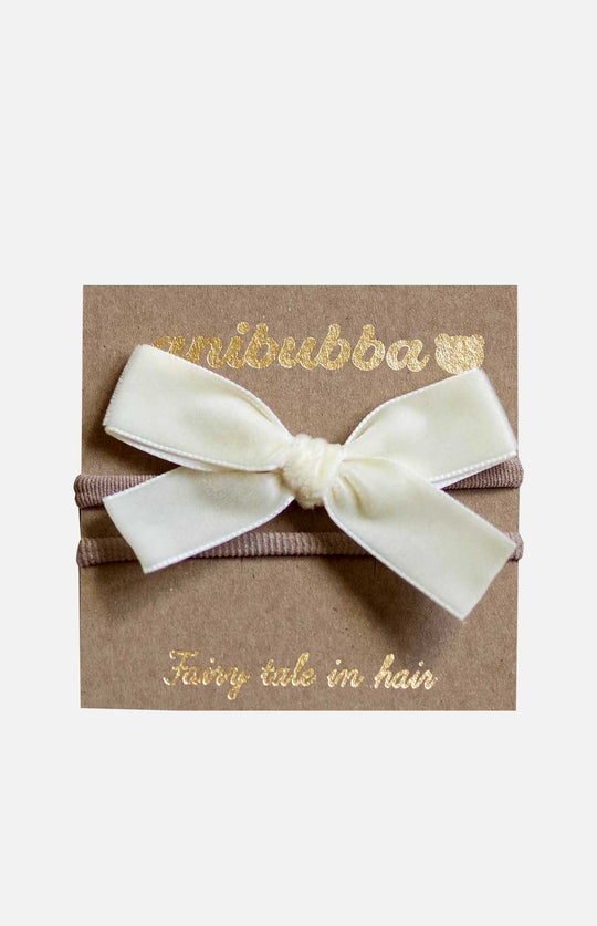 Nylon Baby headband Velvet Bow