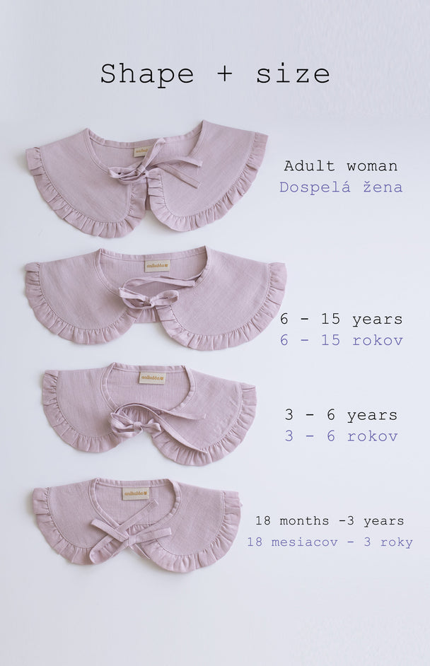 Cotton Peter Pan Collar with Ruffle – Boho Flowers