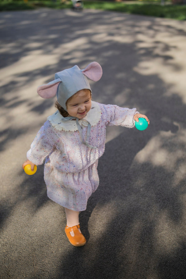 Linen Bonnet Gray Mouse