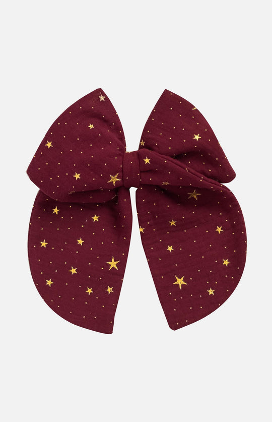 Big Elegant Hair Bow French Barrette