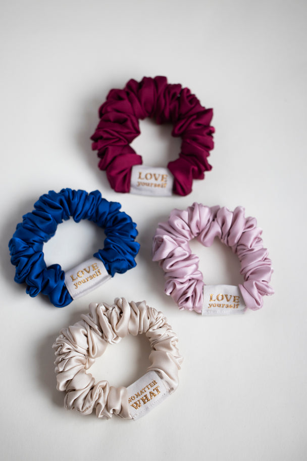 Satin Scrunchie Love Yourself