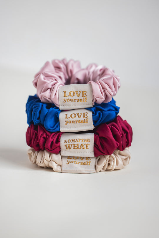 Satin Scrunchie Love Yourself