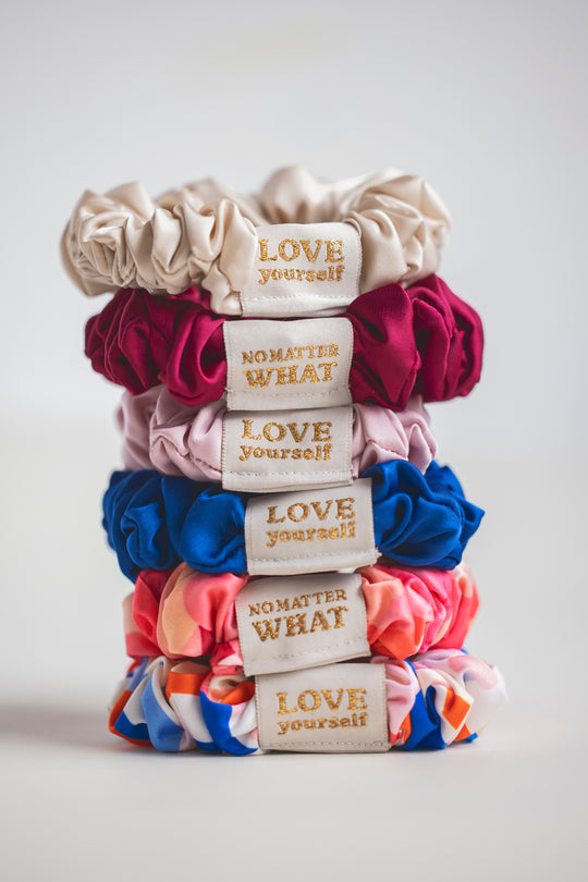 Satin Scrunchie Love Yourself