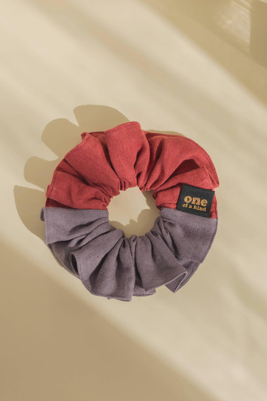 Big Linen Scrunchie ONE OF A KIND