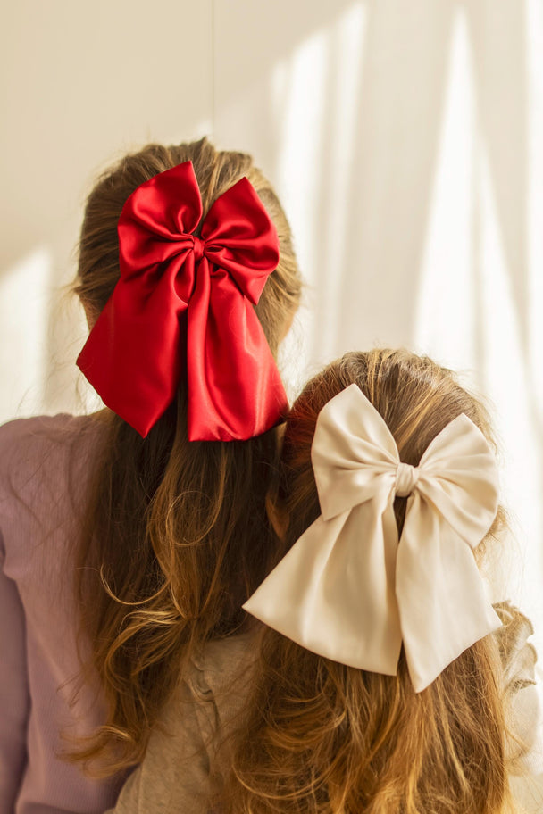 Big Satin Hair Bow