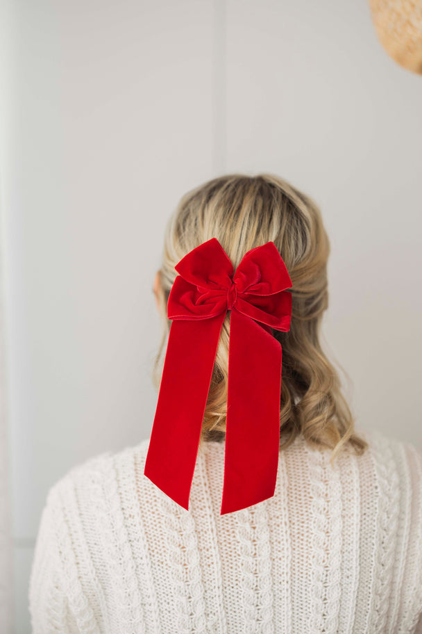 Big Velvet Hair Bow Emma