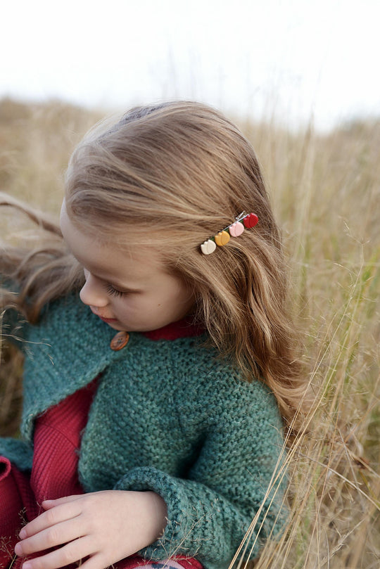 Small Tulip Flower  Hair Clip