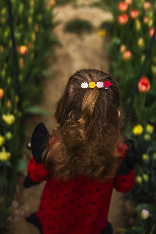 Big Tulip Flower Hair Clip