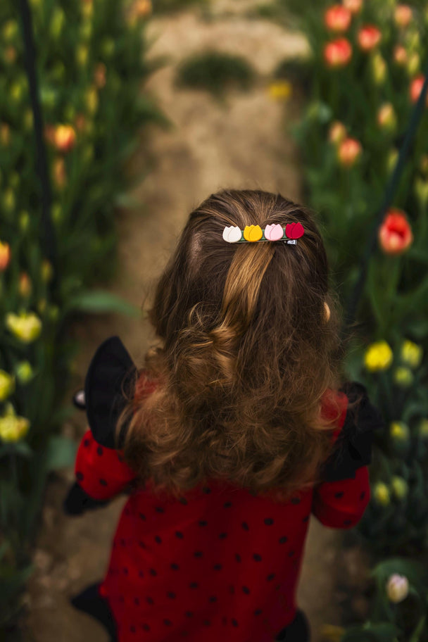 Big Tulip Flower Hair Clip