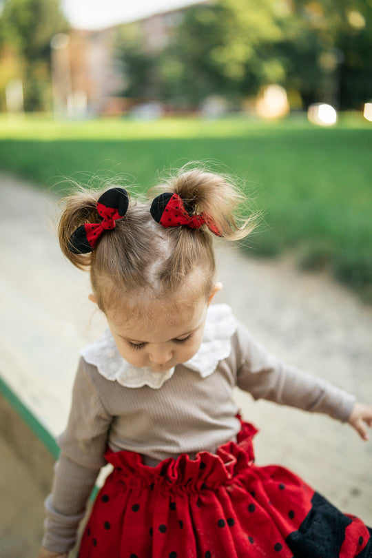 Baby linen Ladybug Hair Accessory