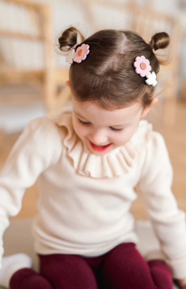 Daisy Hair Clip - Set of  2
