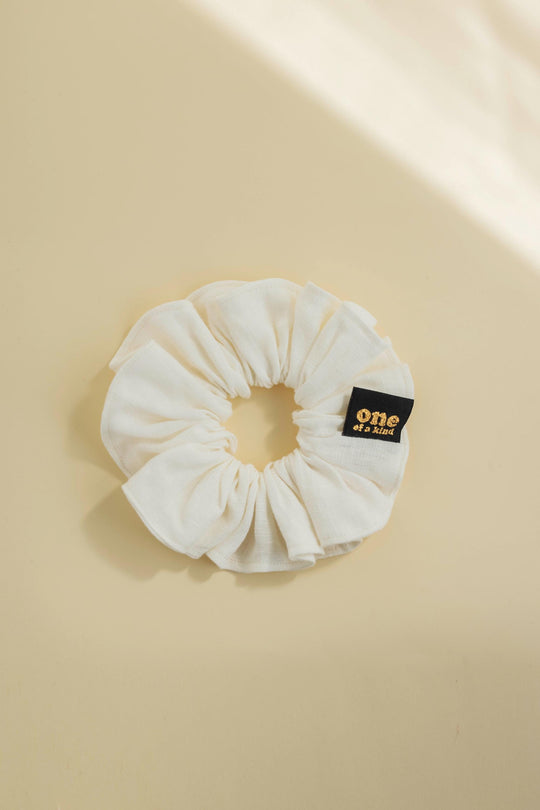Big Linen Scrunchie ONE OF A KIND