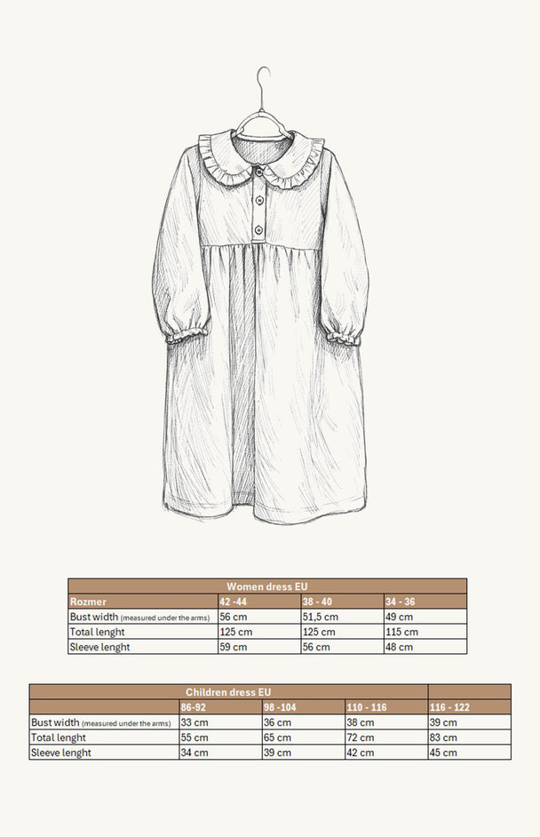 Célia Linen Dress with buttons