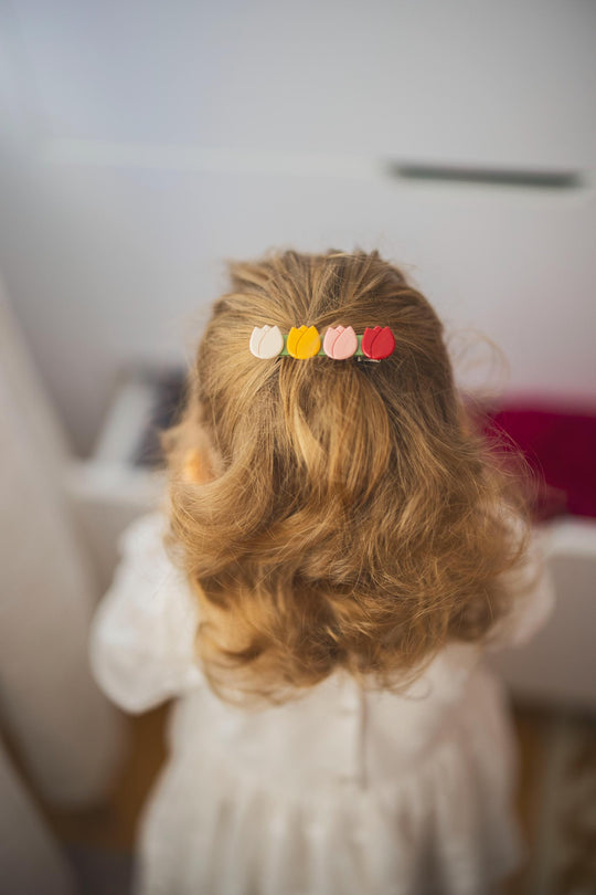 Big Tulip Flower Hair Clip