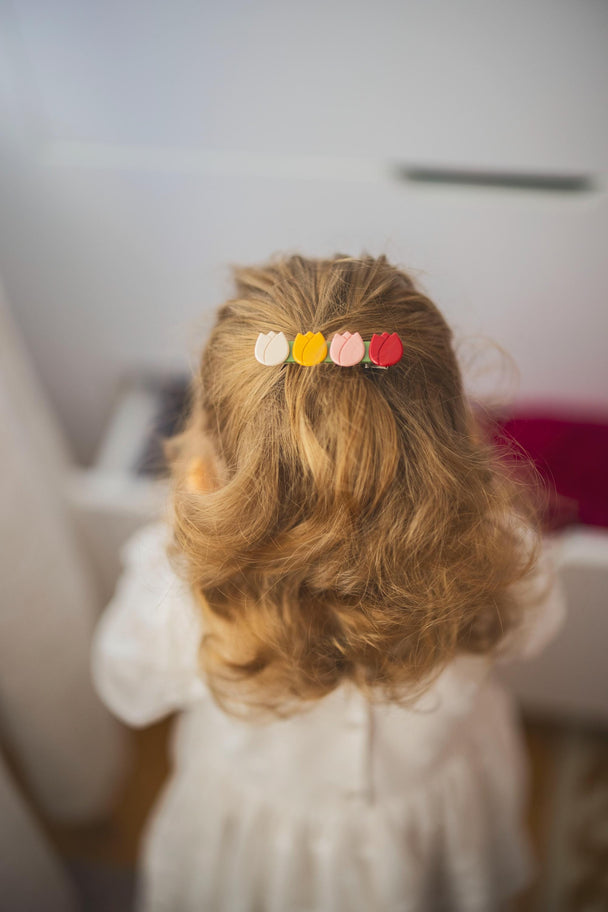 Big Tulip Flower Hair Clip