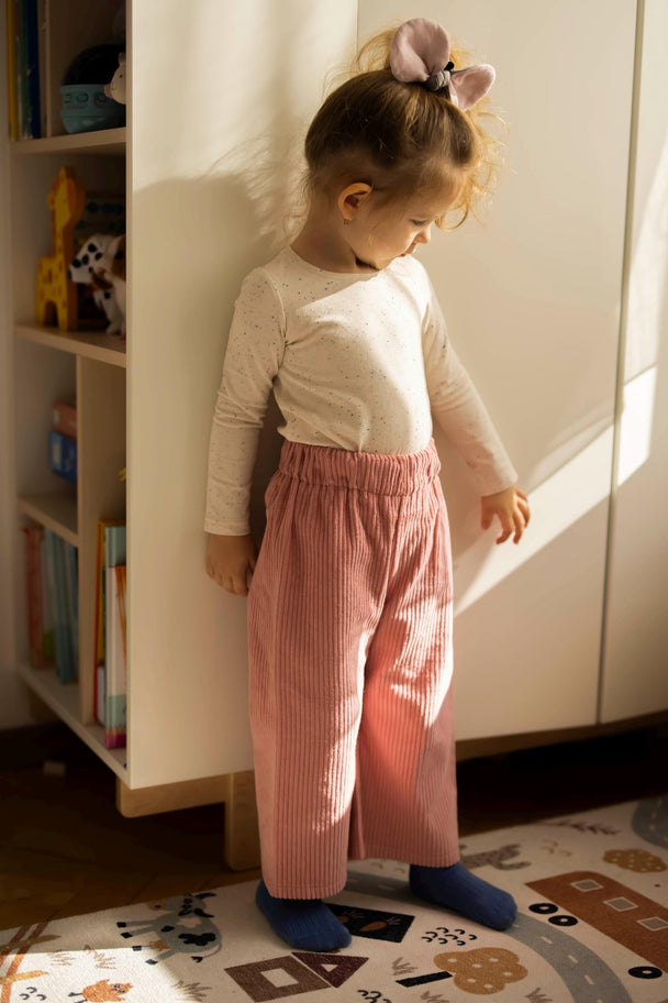 Wide children corduroy pants Dora