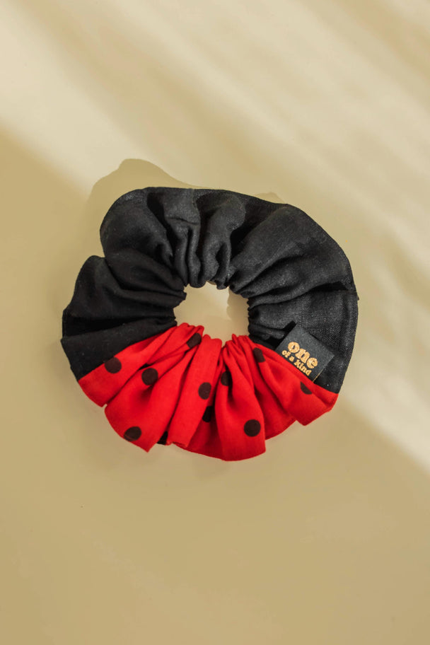 Big Linen Scrunchie ONE OF A KIND