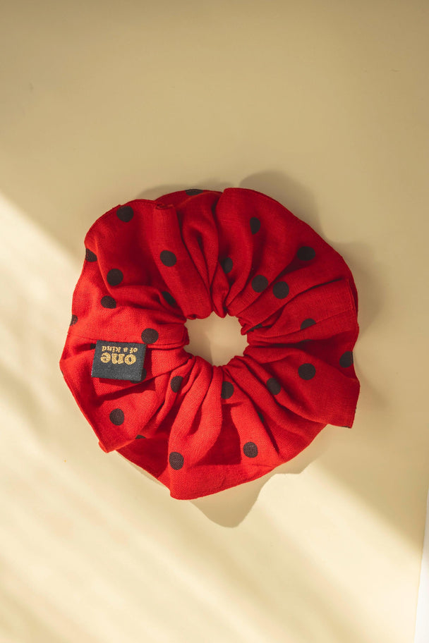 Big Linen Scrunchie ONE OF A KIND