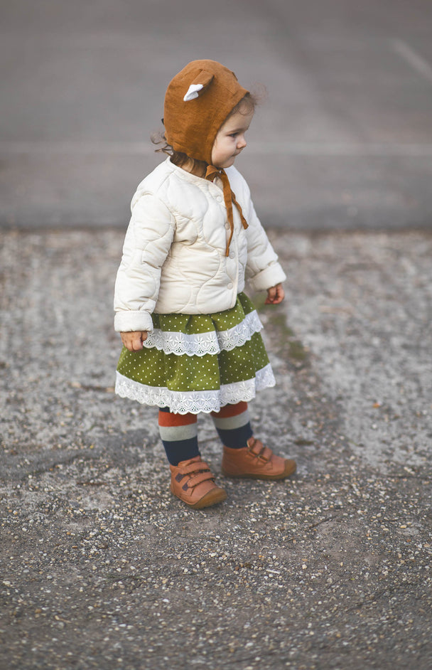 Linen bonnet Fox