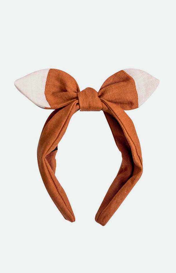 Linen Headband Fox