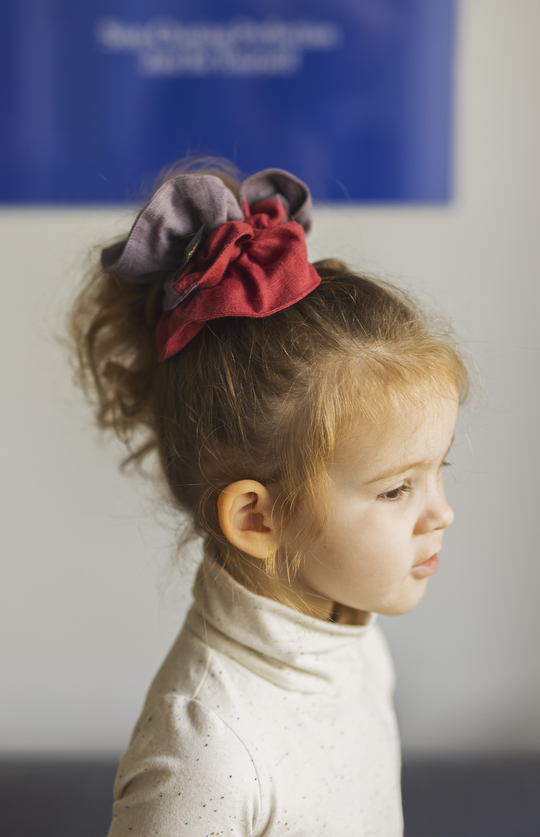 Big Linen Scrunchie ONE OF A KIND